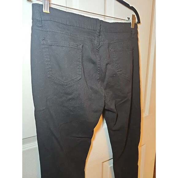 Black Skinny Jeans With Rips Size XL Punk Rocker Metal Grunge - Picture 9 of 9